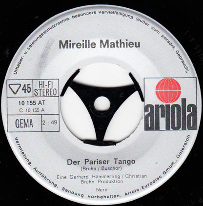 Mireille Mathieu - Der Pariser Tango 21272 Vinyl Singles Goede Staat