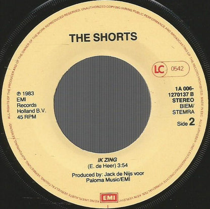 Shorts - Je Suis Tu Es 05457 Vinyl Singles Goede Staat