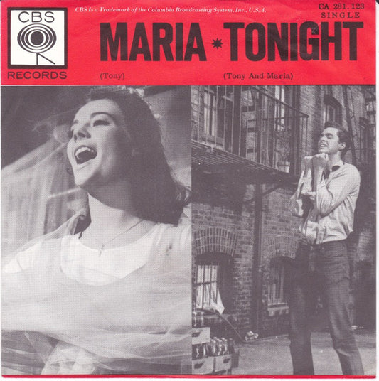 Richard Beymer And Natalie Wood - Maria 32995 Vinyl Singles Goede Staat