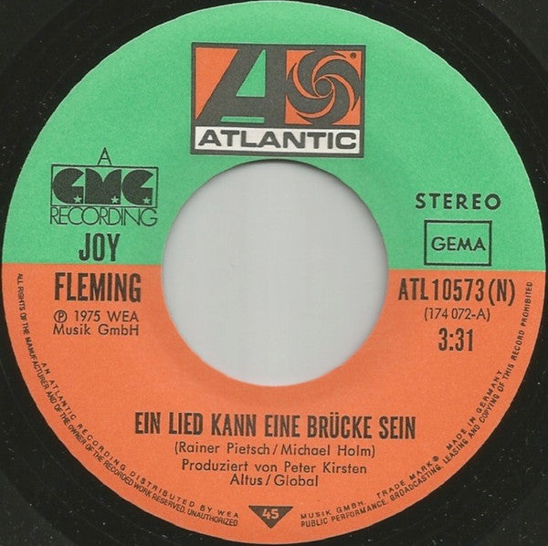 Joy Fleming - Ein Lied Kann Eine Brücke Sein 03367 Vinyl Singles Goede Staat