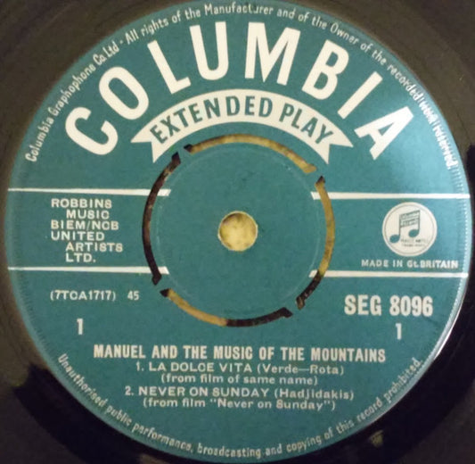Manuel And His Music Of The Mountains - The Music Of Manuel (EP