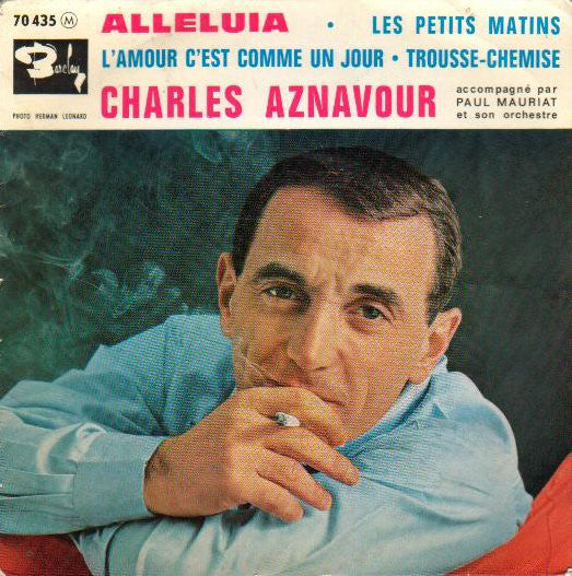 Charles Aznavour Accompagné Par Paul Mauriat Et Son Orchestre - Alleluia (EP) 20017 Vinyl Singles EP Goede Staat