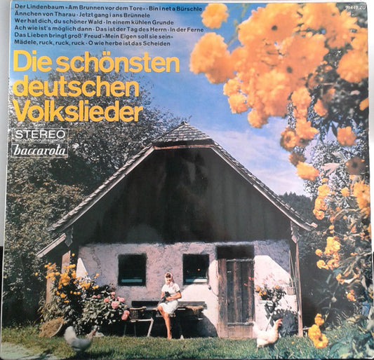 Gehrung-Chor, Stuttgarter Lehrergesangverein - Die Schönsten Deutschen Volkslieder (LP) 41972 Vinyl LP VINYLSINGLES.NL