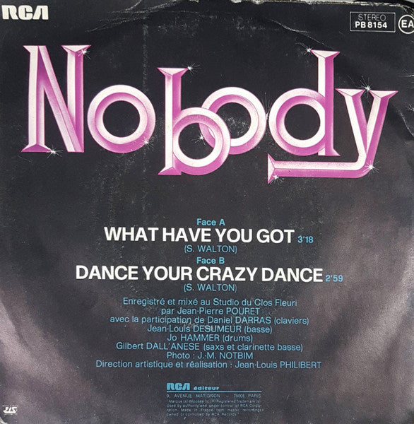 Nobody - What Have You Got 21544 Vinyl Singles Goede Staat