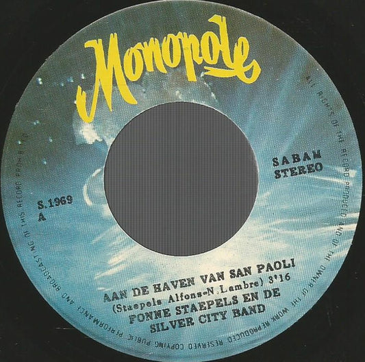 Fonne Staepels En De The Silver City Band - Aan De Haven Van San Paoli