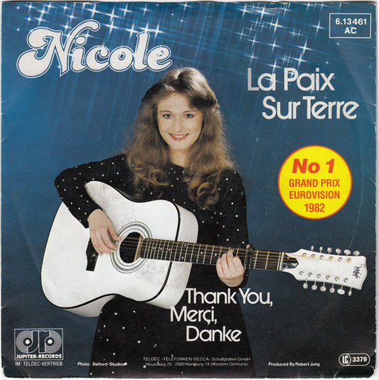 Nicole - La Paix Sur Terre 31972 Vinyl Singles Goede Staat