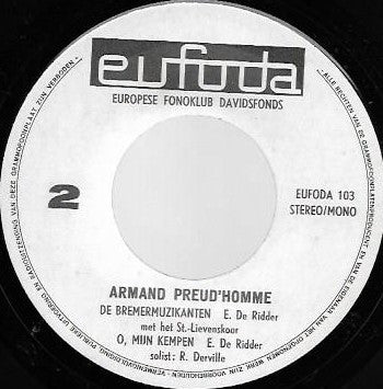 Armand Preud'homme – Het Beste van Armand Preud'homme (EP) 29674 Vinyl Singles EP Goede Staat