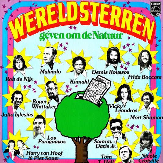 Various - Wereldsterren Geven Om De Natuur (LP) 42664 Vinyl LP Goede Staat