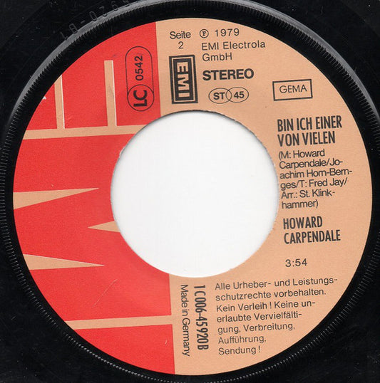 Howard Carpendale - Wie Frei Willst Du Sein