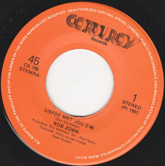 Rob Zorn - Liefde Met Jou 32360