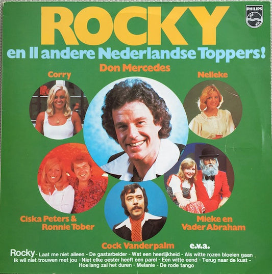 Various - Rocky En 11 Andere Nederlandse Toppers! (LP) 48642 Vinyl LP Goede Staat