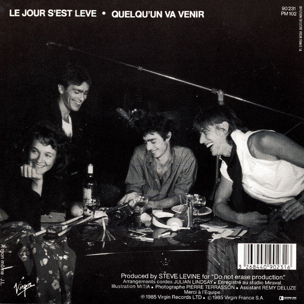Téléphone - Le Jour S'est Levé Vinyl Singles Vinyl Very Good (VG) <br> Hoes Good Plus (G+)