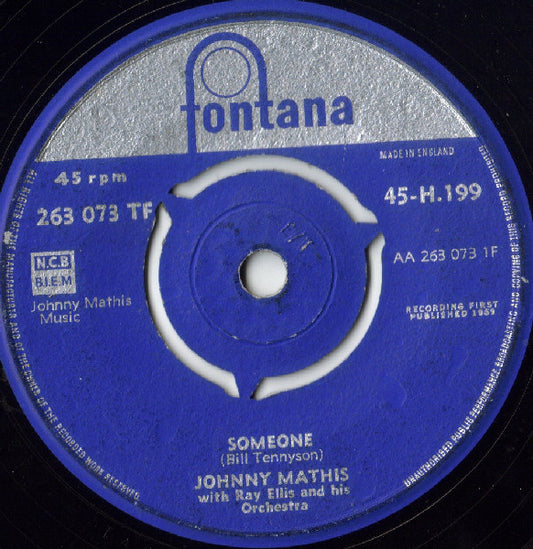 Johnny Mathis - Someone 07235 Vinyl Singles VINYLSINGLES.NL