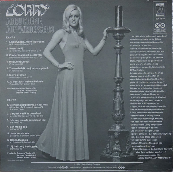 Corry - Adieu Chérie, Auf Wiedersehn (LP) 46596 Vinyl LP Goede Staat