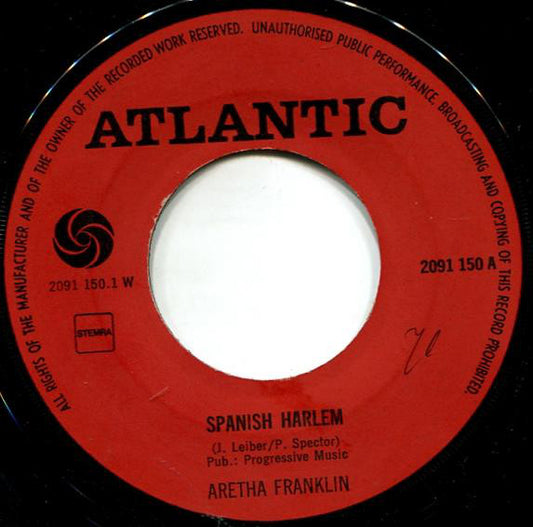 Aretha Franklin - Spanish Harlem 25182 Vinyl Singles VINYLSINGLES.NL