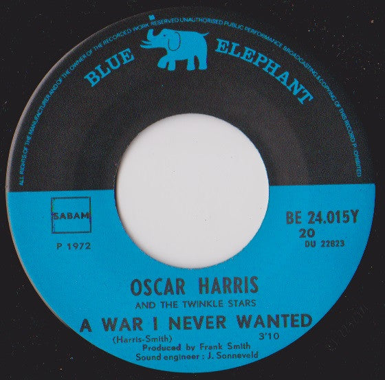 Oscar Harris And The Twinkle Stars - A War I Never Wanted 31491 Vinyl Singles Goede Staat