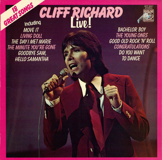 Cliff Richard - Live! (LP) 51223 Vinyl LP Goede Staat