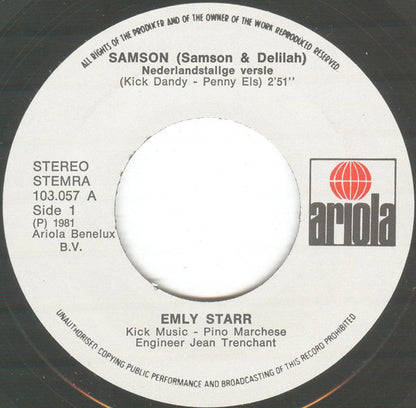 Emly Starr - Samson Vinyl Singles VINYLSINGLES.NL