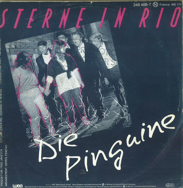 Pinguine - Sterne In Rio Vinyl Singles Vinyl Very Good (VG) <br> Hoes Good Plus (G+)