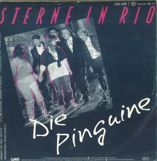 Pinguine - Sterne In Rio Vinyl Singles Media VG+ \ Sleeve G+