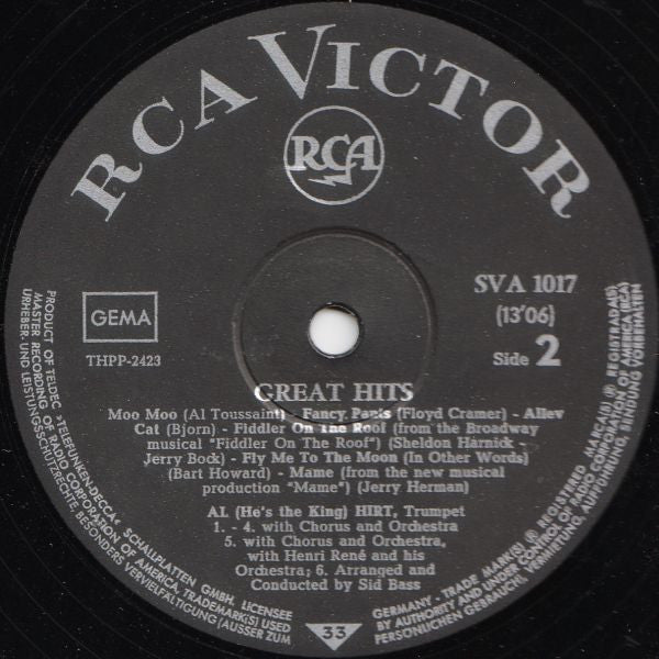 Al Hirt - Great Hits (LP) 41257 41257 Vinyl LP Goede Staat
