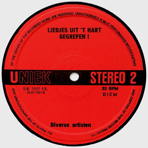 Various - Liedjes Uit 't Hart Gegrepen (LP) 41319 Vinyl LP VINYLSINGLES.NL