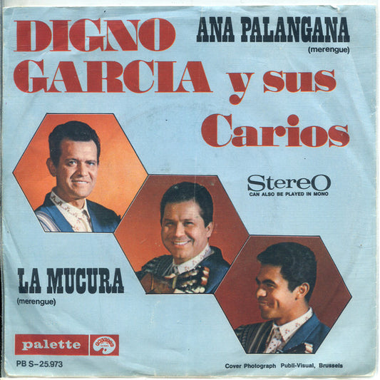 Digno Garcia Y Sus Carios - Ana Palangana 19120 Vinyl Singles Goede Staat