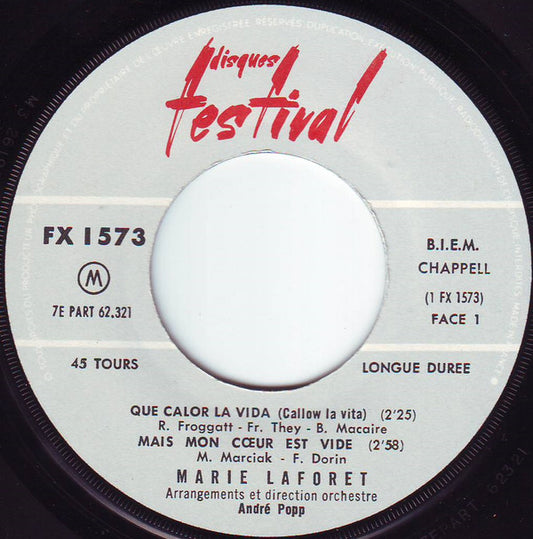 Marie Laforêt - Vol. XVI 24225 Vinyl Singles Goede Staat