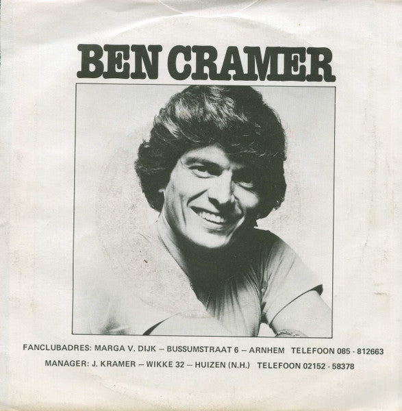 Ben Cramer - Oh Luister Toch 05389 28524 31813 33442 16905 17434 Vinyl Singles VINYLSINGLES.NL