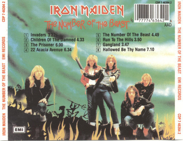 Iron Maiden - The Number Of The Beast (CD) Compact Disc VINYLSINGLES.NL