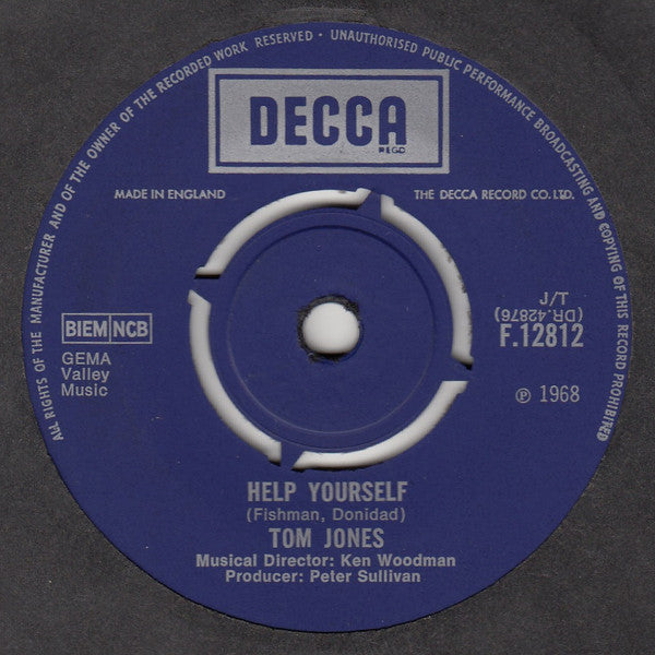 Tom Jones - Help Yourself 04155 03962 Vinyl Singles VINYLSINGLES.NL