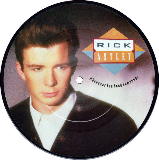 Rick Astley - Whenever You Need Somebody (Picture Disc) Vinyl Singles Goede Staat