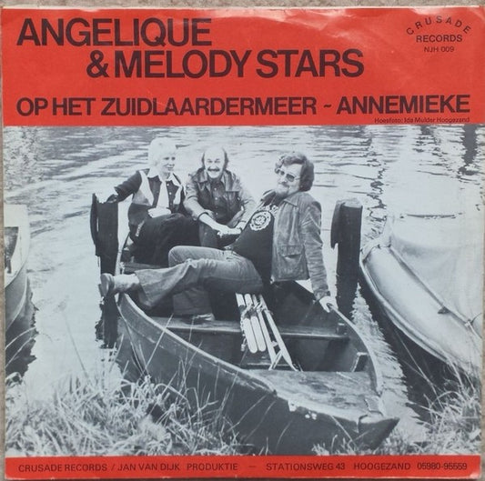 Angelique & Melody Stars - Op Het Zuidlaardermeer Vinyl Singles Vinyl Very Good (VG) <br> Hoes Good Plus (G+)