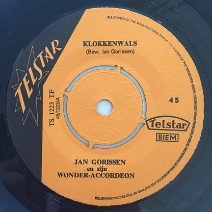Jan Gorissen En Zijn Wonder-Accordeon - Klokkenwals 31068 36162 Vinyl Singles Goede Staat