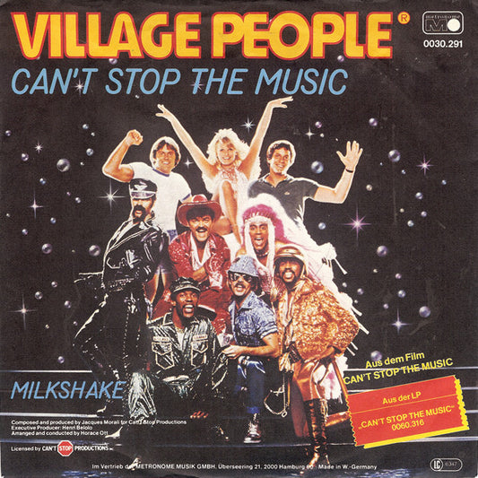 Village People - Can't Stop The Music 16130 Vinyl Singles VINYLSINGLES.NL