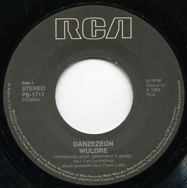 Wuldre - Danzezegn 30771 Vinyl Singles VINYLSINGLES.NL