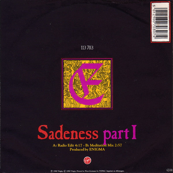 Enigma - Sadess part I Vinyl Singles VINYLSINGLES.NL