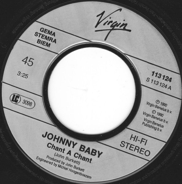 Johnny Baby - Chant A Chant 16750 Vinyl Singles VINYLSINGLES.NL