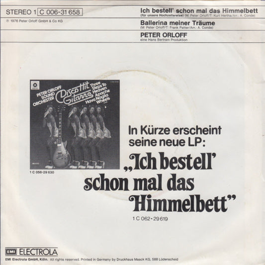 Peter Orloff - Ich Bestell' Schon Mal Das Himmelbett