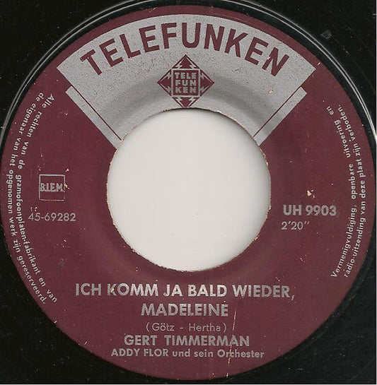 Gert Timmerman - Wo Das Weite Meer Zu Ende Geht 24454 Vinyl Singles Goede Staat