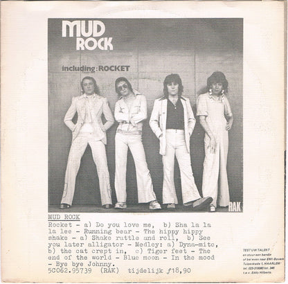 Mud - Moonshine Sally Vinyl Singles Vinyl Very Good (VG) <br> Hoes Good Plus (G+)