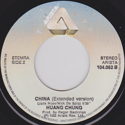 China - Huang Chung 03792 Vinyl Singles Hoes: Generic