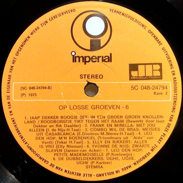 Various - Op Losse Groeven 6 (LP) 41835 46683 Vinyl LP VINYLSINGLES.NL
