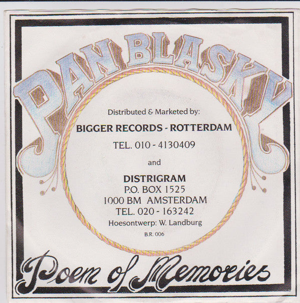 Pan Blasky - Poem Of Memories 23270 Vinyl Singles VINYLSINGLES.NL