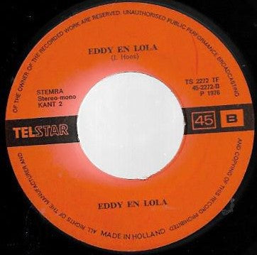 Eddy & Lolla - Samen Naar Parijs Vinyl Singles VINYLSINGLES.NL