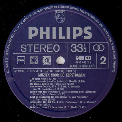 Various - Muziek Voor De Kerstdagen (LP) 40726
