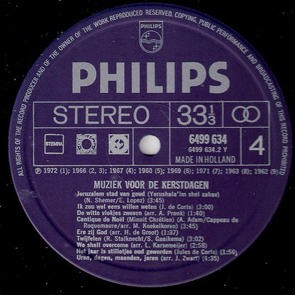 Various - Muziek Voor De Kerstdagen (LP) 40726