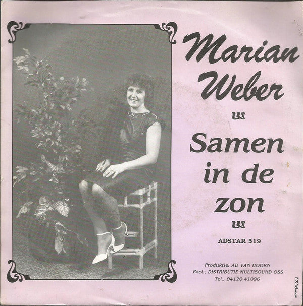 Marian Weber - Samen In De Zon (Marianne Weber) 00077 Vinyl Singles Goede Staat