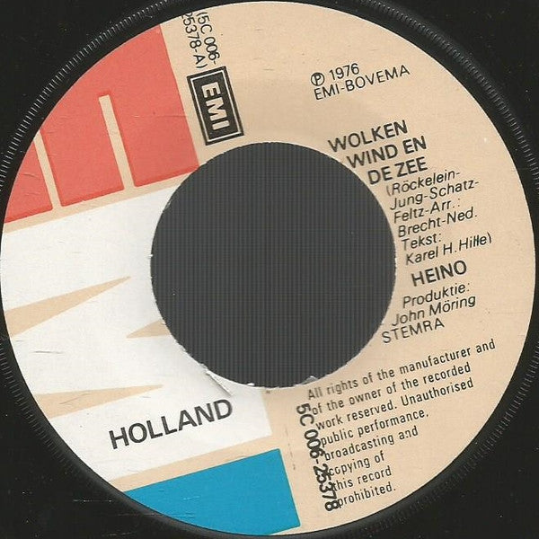 Heino - Wolken Wind En De Zee 31872 Vinyl Singles Goede Staat