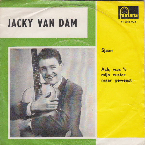 Jacky van Dam - Sjaan Vinyl Singles Vinyl Very Good (VG) <br> Hoes Good Plus (G+)